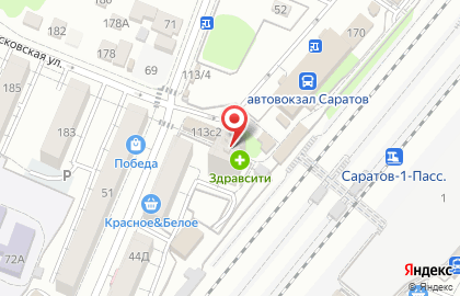 Аптека Будь здоров! на Московской улице на карте