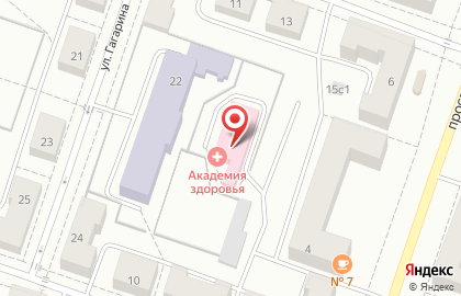 Медицинский центр Академия здоровья в Нижнем Новгороде на карте