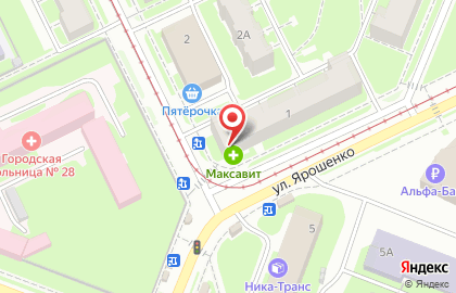 Пункт технического осмотра Автотехосмотр 52 в Московском районе на карте