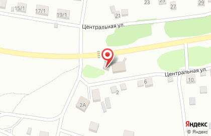 Магазин разливного пива на Центральной улице на карте