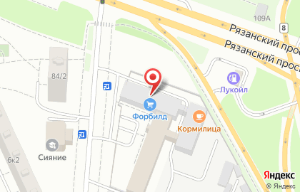 Мицар-Н на Рязанском проспекте на карте