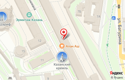 ОАО Банкомат, АКБ Абсолют Банк в Вахитовском районе на карте
