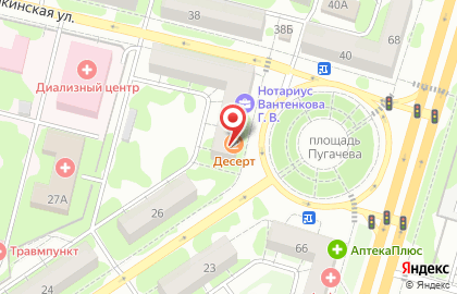 Аптека Близнецы на Фасадной улице, 28 на карте