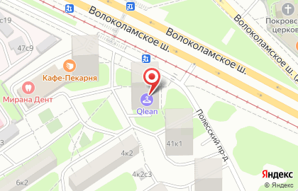 Перекресток Экспресс на Волоколамском шоссе на карте