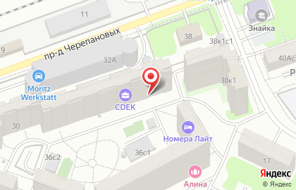 Аутсорсинговая компания Нвбс в проезде Черепановых на карте