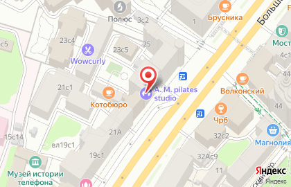 Общежитие HostelCity на Садовой-Кудринской улице на карте