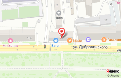 Свадебный салон Адель на улице Дубровинского на карте