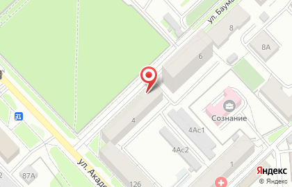 Продуктовый магазин Ирина в Октябрьском районе на карте