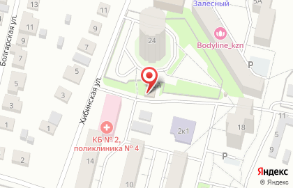Супермаркет Авокадо на улице Хибинская на карте
