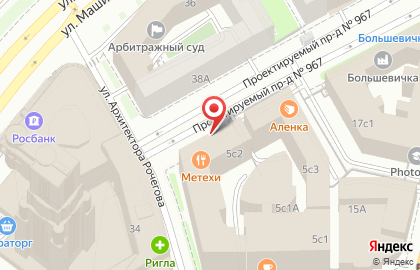 Автошкола МосАвтошкола в переулке Орликов на карте