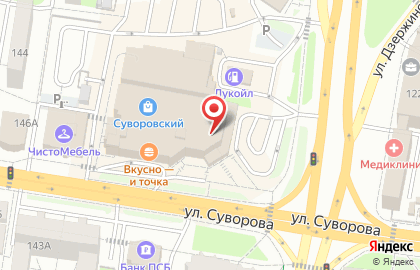Японская парикмахерская Чио Чио на улице Суворова на карте