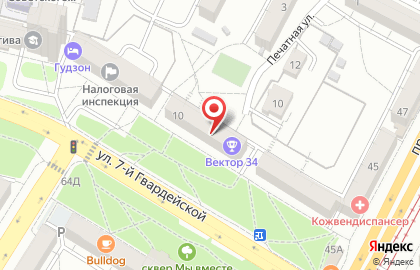 Эталон на карте
