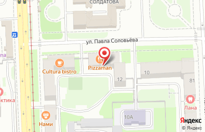 ГеоНавигация на улице Соловьёва на карте