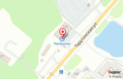 Супермаркет Пятёрочка на Тарутинской улице на карте