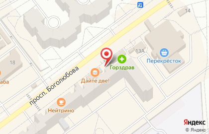 Кофейня break на проспекте Боголюбова на карте
