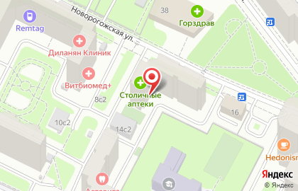 Столичные аптеки, ОАО на площади Ильича на карте