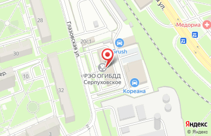 Межмуниципальное управление МВД Серпуховское Отдел ГИБДД на карте