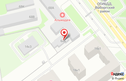Скалодром "Атом" на карте