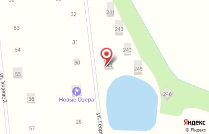 База отдыха Новые Озера на карте