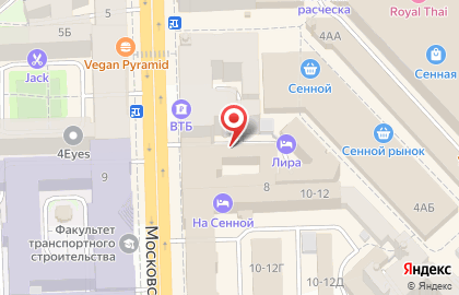 Кафе Колобок на Московском проспекте на карте