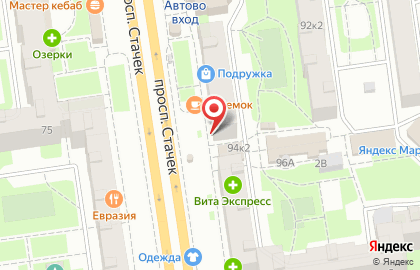 Салон связи Связной на проспекте Стачек, 94 на карте