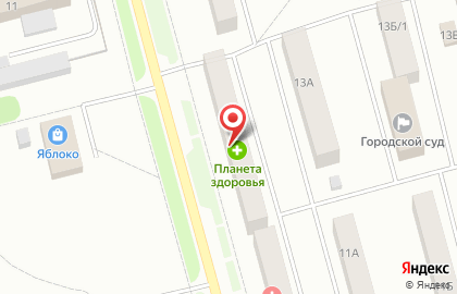 Аптека Планета Здоровья в Чусовом, на улице 50 лет ВЛКСМ, 13 на карте