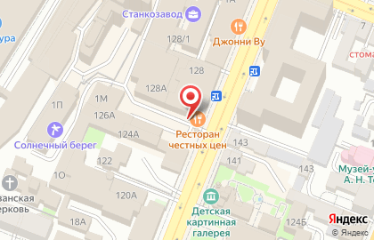Автостоянка в Самаре на карте