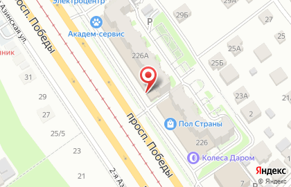 Салон Империя Керамики на проспекте Победы на карте