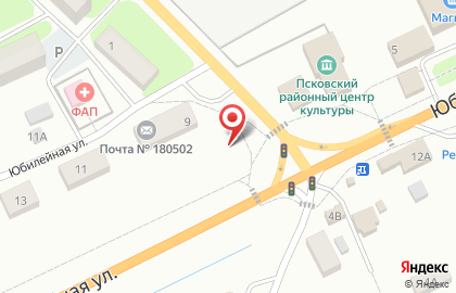 Сеть водоматов Кристальная капля на Юбилейной улице на карте