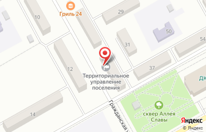 Территориальное управление п.г.т. Новый Городок Администрации Беловского городского округа на карте
