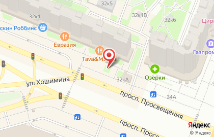 Север-Метрополь на улице Просвещения на карте