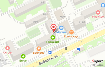 Магазин редкостей Старивина на Выборной улице на карте