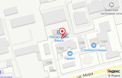 1C на улице Мира на карте