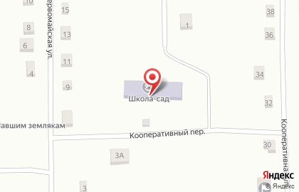 Детский сад Ручеек в Кооперативном переулке на карте