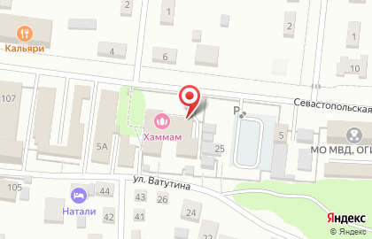 Сауна Изба на Севастопольской улице на карте