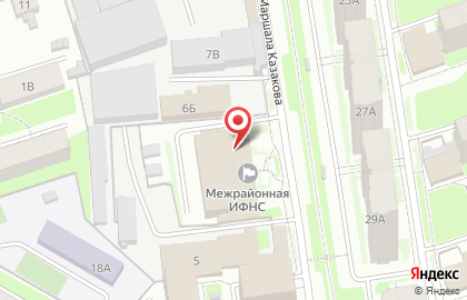 ИФНС, Инспекция Федеральной налоговой службы России по Сормовскому району на карте