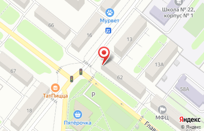 Клуб робототехники Акрум на Главной улице на карте