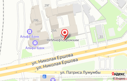 Такси междугороднее Горьковское на улице Николая Ершова на карте