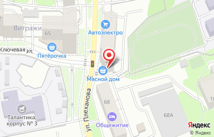 Магазин Мясной Дом в Дзержинском районе на карте