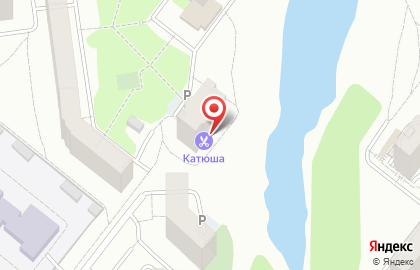 Парикмахерская Катюша на улице Новосёлов на карте