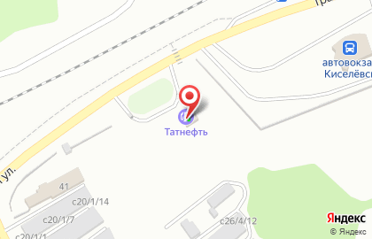 АЗС Татнефть на Транспортной улице в Киселёвске на карте