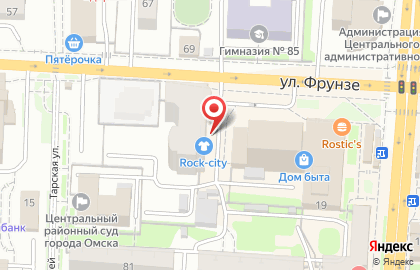 ОАО ОТП Банк на улице Фрунзе на карте