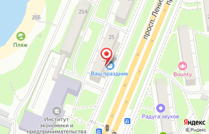 Торговый центр Союз на проспекте Ленина на карте