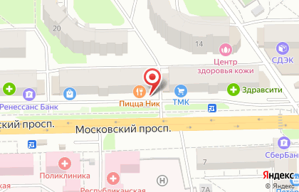 Кафе Пицца-Ник на Московском проспекте на карте