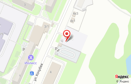 Автостоянка в Новосибирске на карте