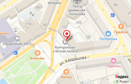 Банкомат СберБанк в Воронеже на карте