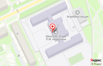 Школа спорта Олимп в Архангельске на карте