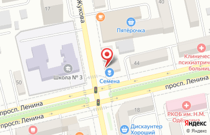Магазин семян ИП Нингулова Р.Х. на улице Маршала Жукова на карте