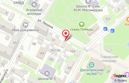 Продуктовый магазин в Махачкале на карте