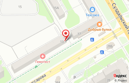 Банкомат СберБанк во Владимире на карте